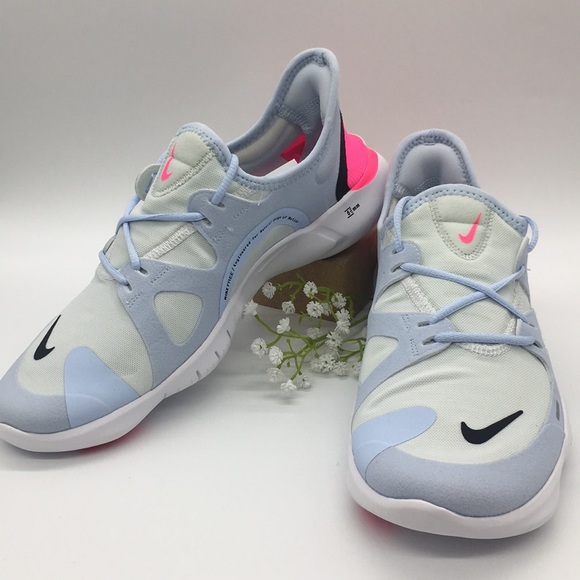 WMNS NIKE FREE RN 5.0 white/black-half blue - Picture 6 of 8